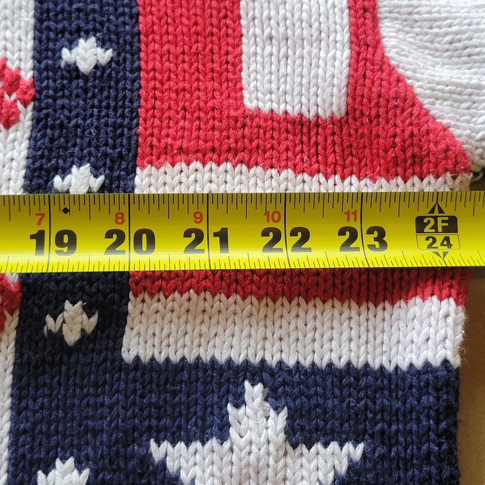 Vintage American Eagle Outfitters Mens Size Large Americana Knit Sweater - Picture 6 of 11